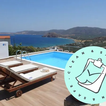 Villa Aiolos Paleocastro Esterno foto